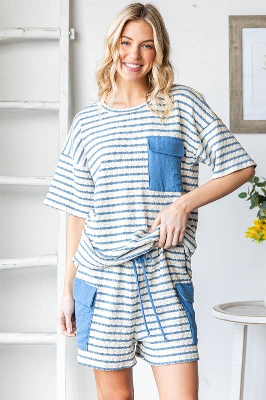 HEIMISH Striped Blue Set