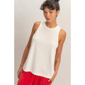 Double Zero Sleeveless Top