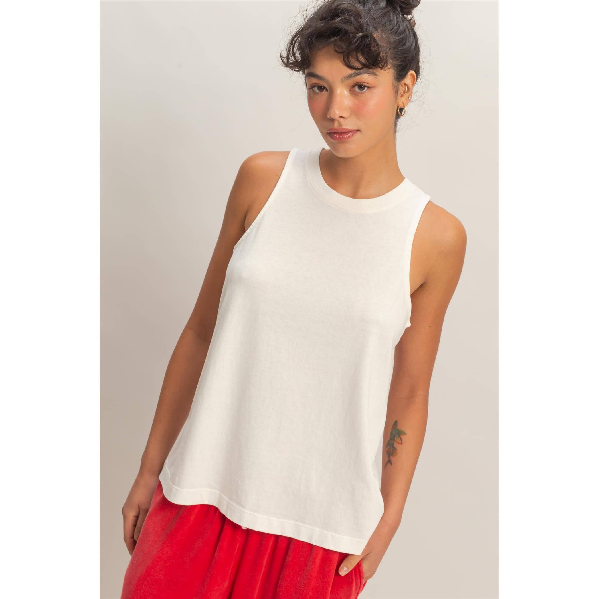 Double Zero Sleeveless Top
