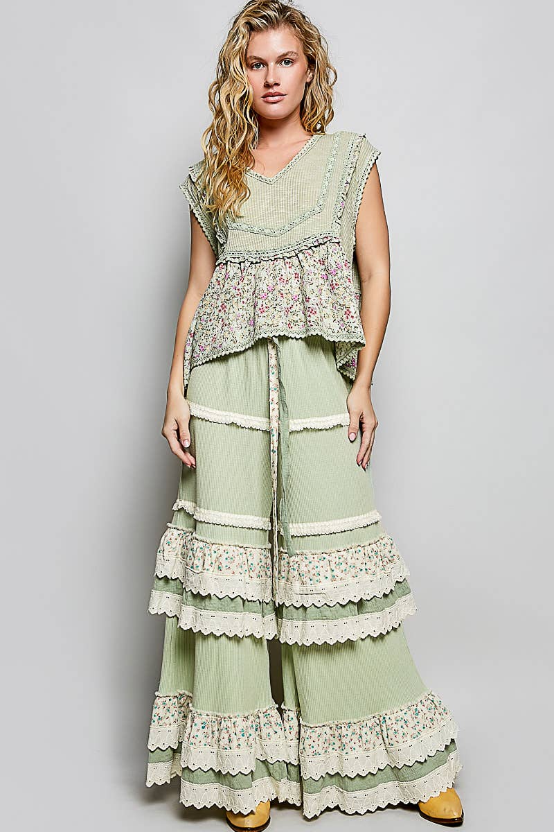 POL Floral  Sleeveless Top