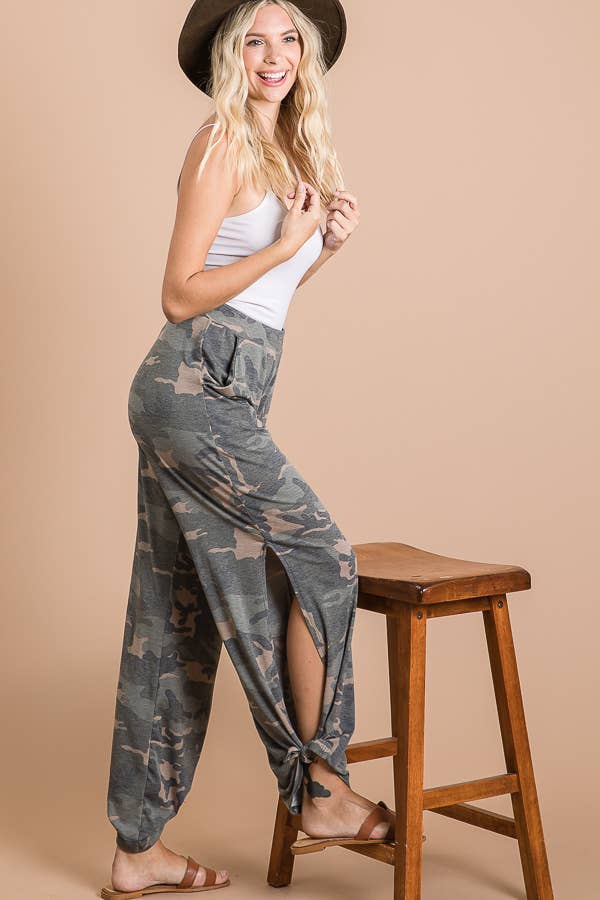 7th Ray Camo Side-Split Pants