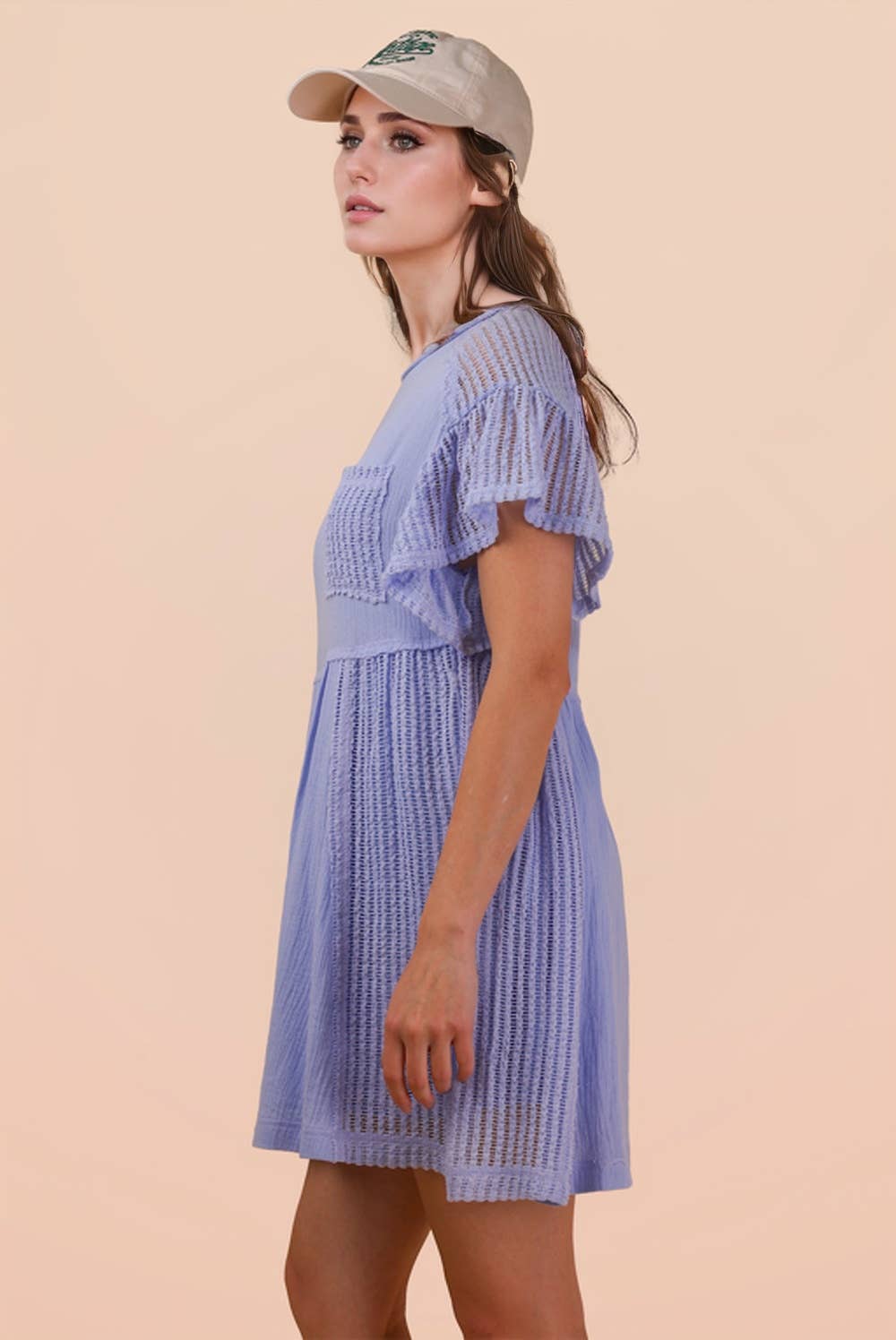 VERY J Waffle Knit Dress