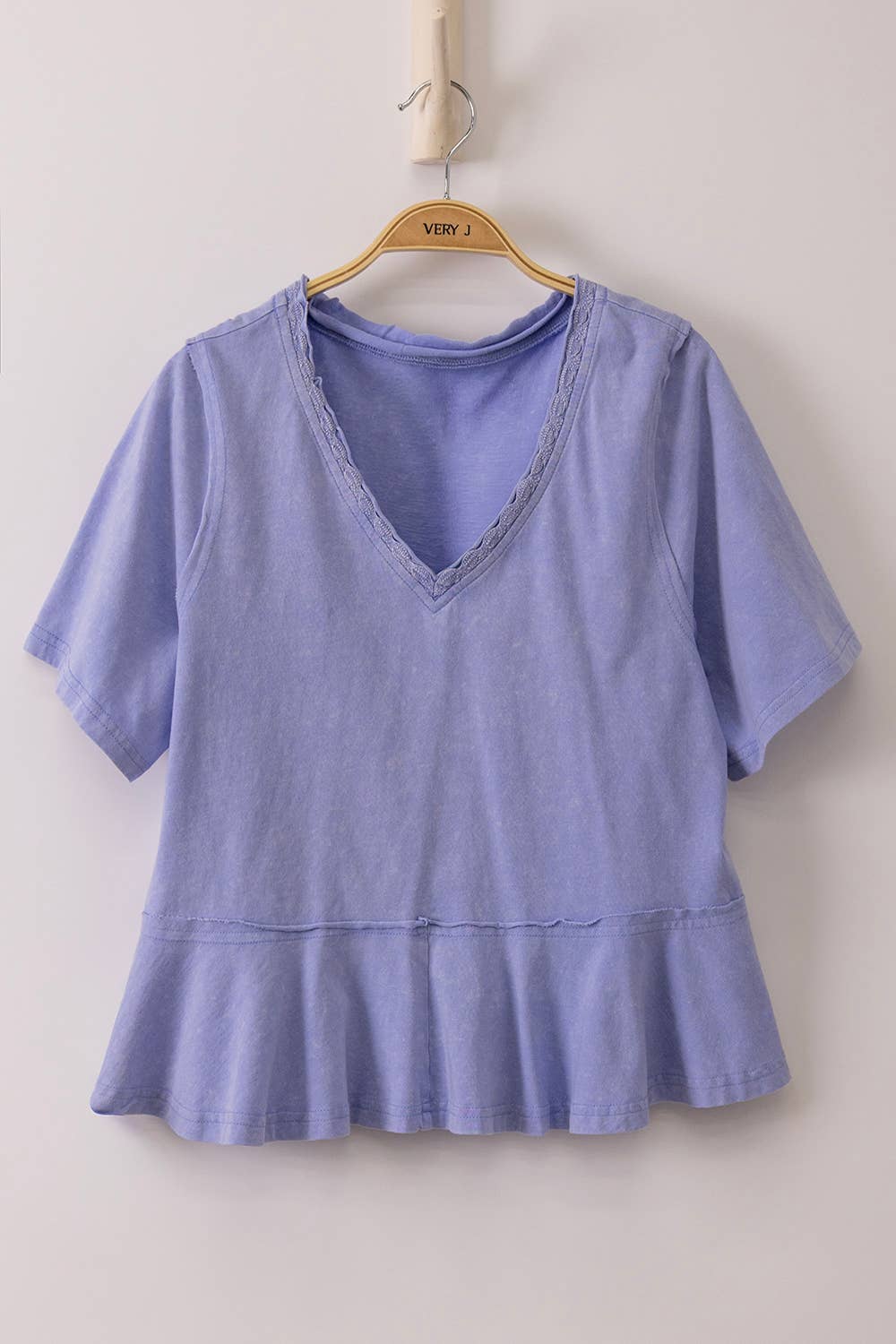VERY J Lace Trim Top