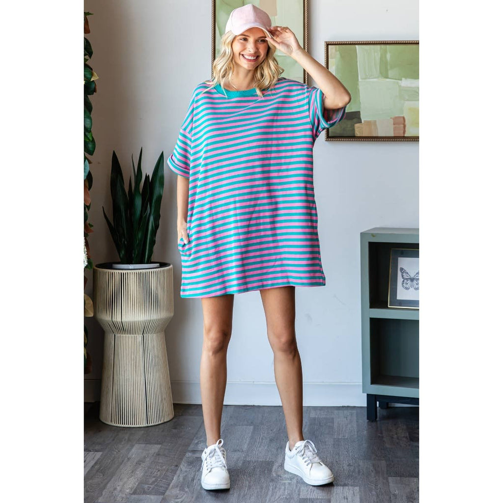 Veveret Stripe Knit Dress