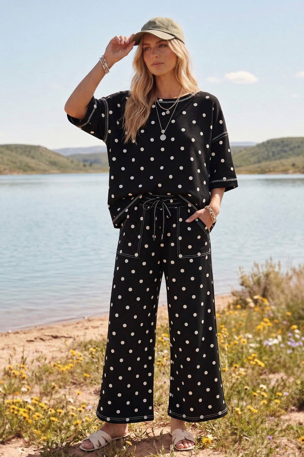 Sewn and Seen Polka Dot Scuba Set