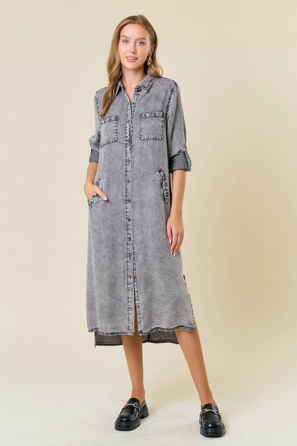 Doe & Rae Chambray Dress