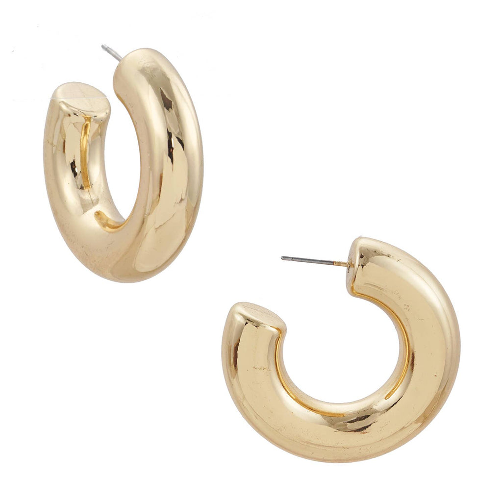 Thick Hoop Earrings