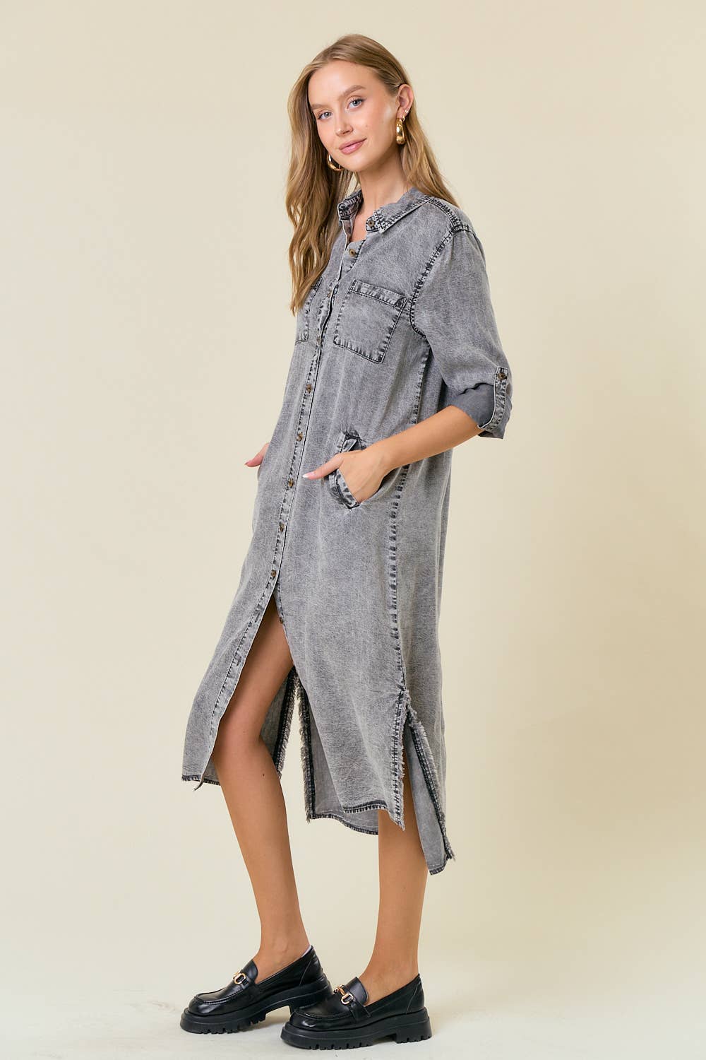 Doe & Rae Chambray Dress
