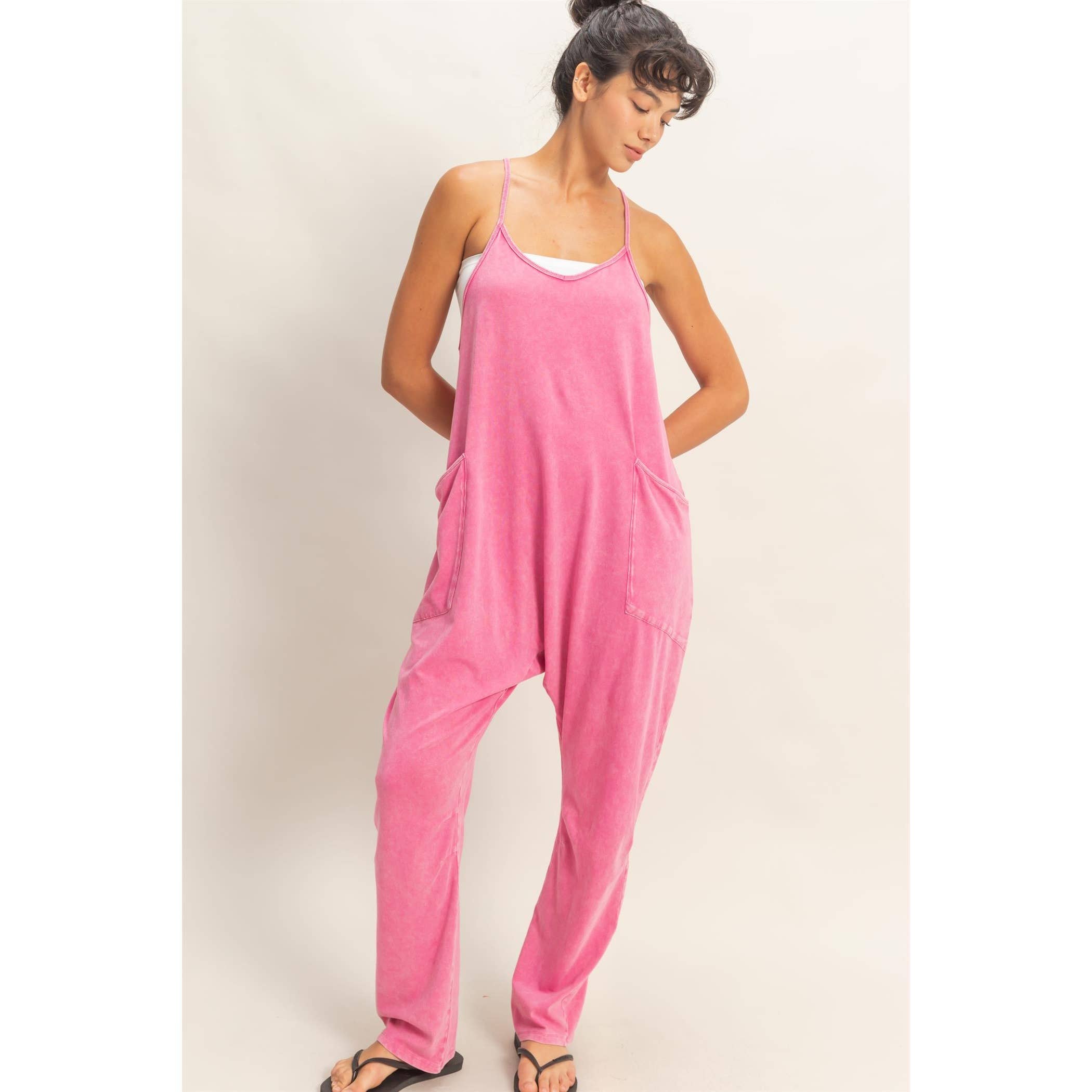 Double Zero Mineral Wash Jumpsuit