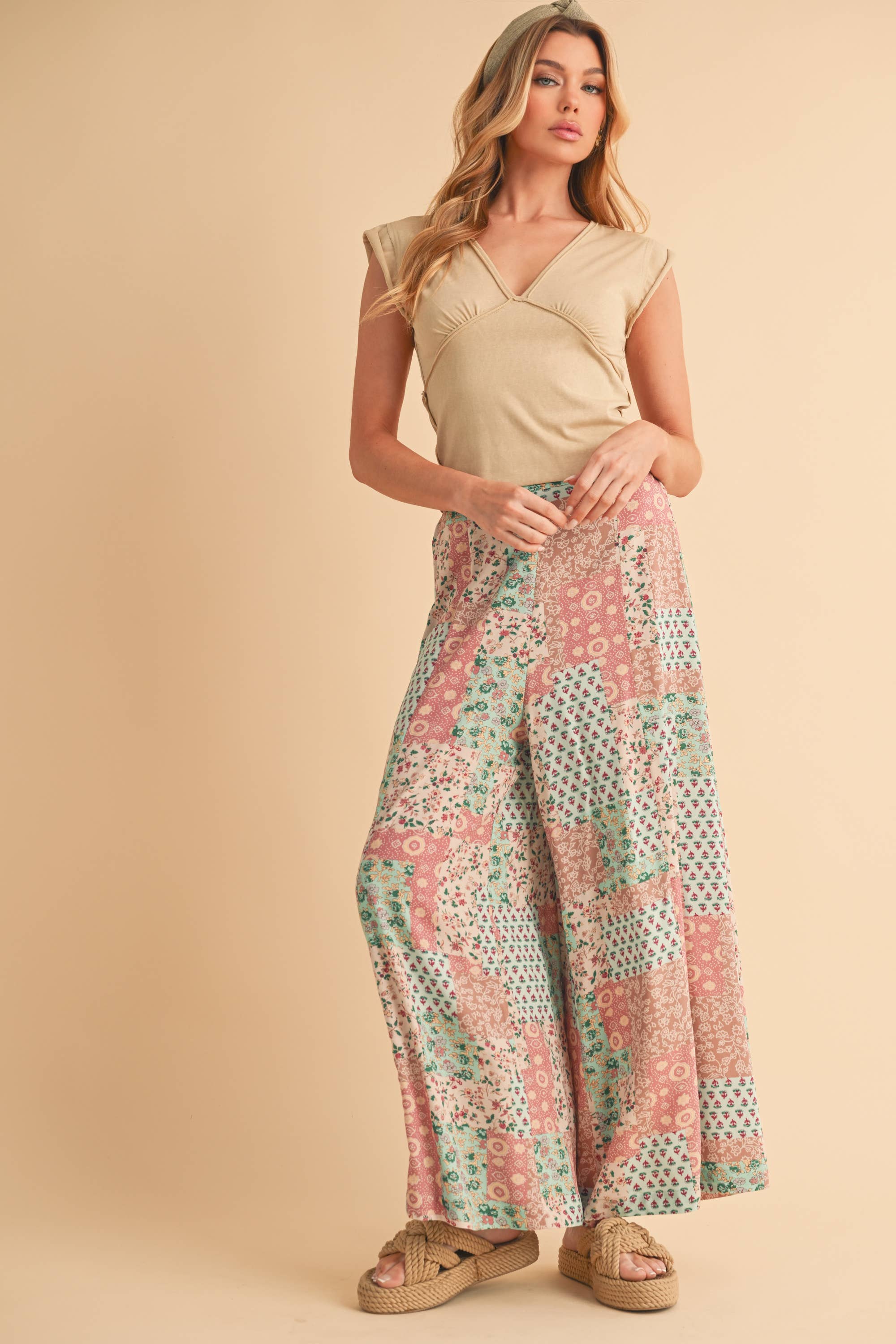 AEMI + CO Coline Printed Pants