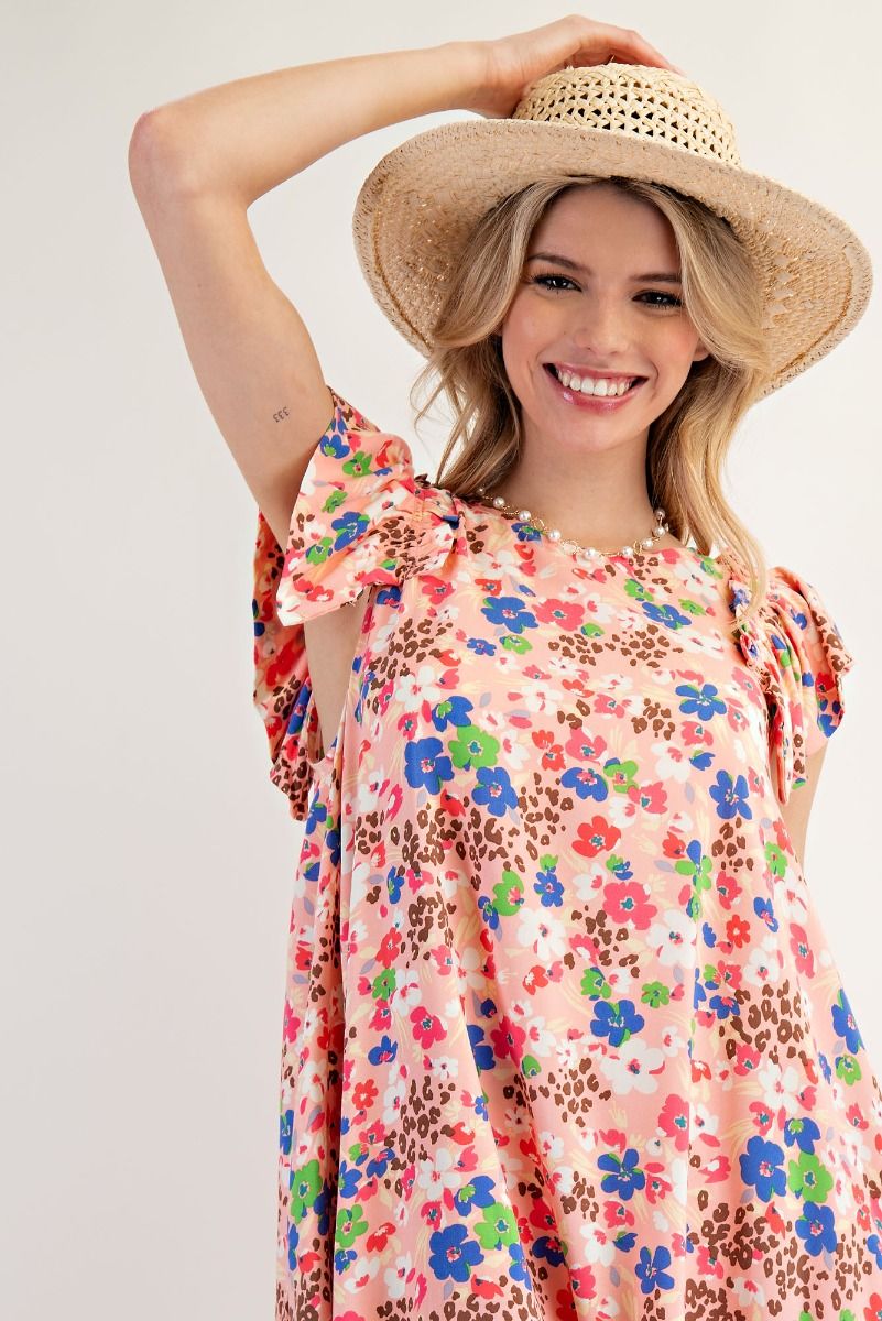 Easel Floral PLUS Swing Dress