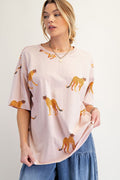 Easel Cheetah Tee