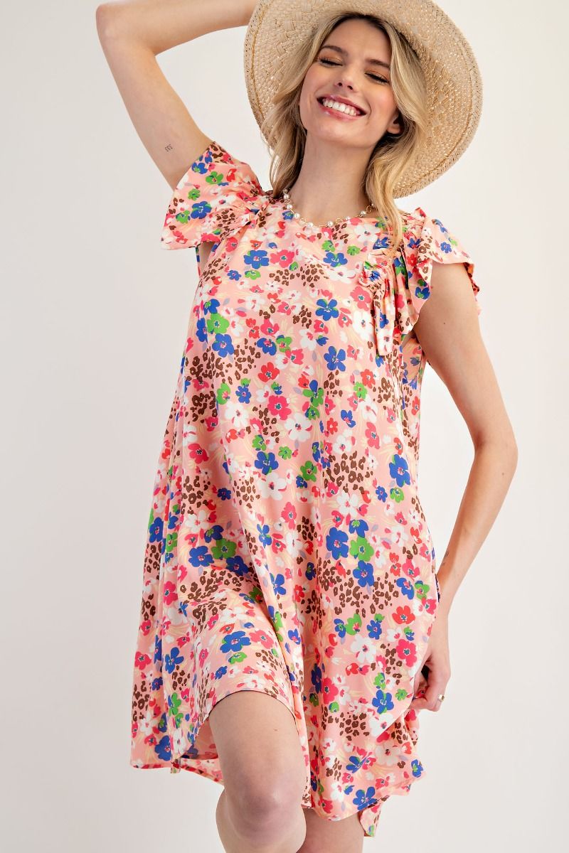 Easel Floral PLUS Swing Dress