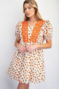 Easel Floral Poplin Dress