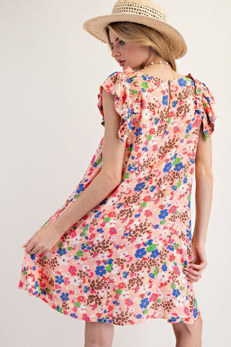 Easel Floral PLUS Swing Dress