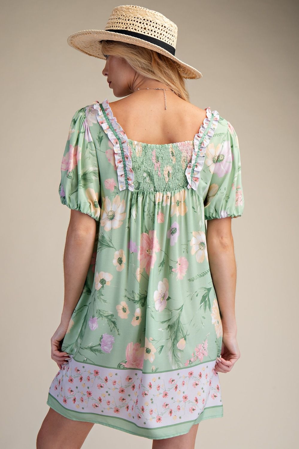 Easel Floral Mini Dress