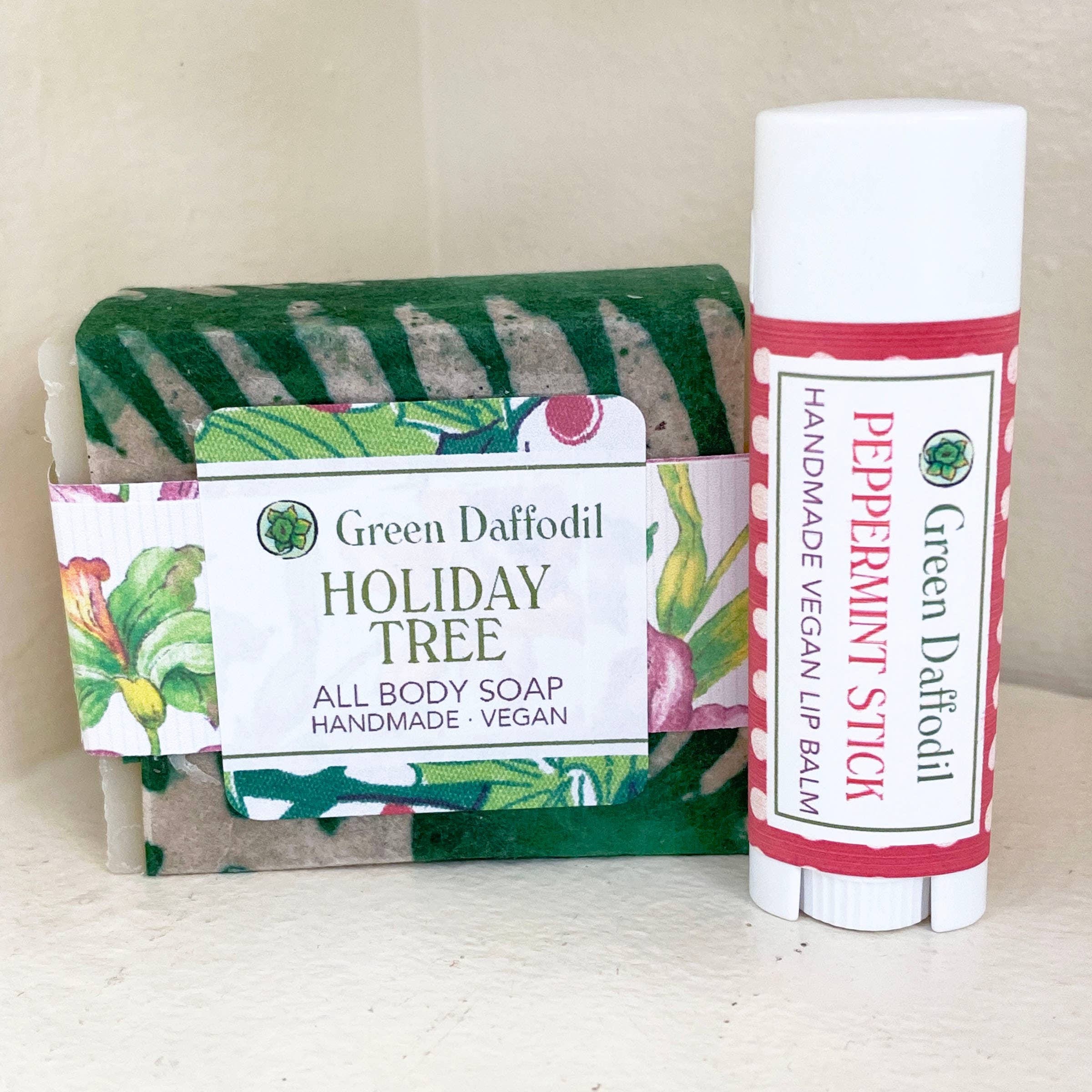 Holiday Tree Soap & Lip Balm Gift Set
