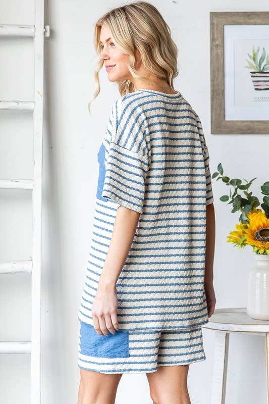 HEIMISH Striped Blue Set