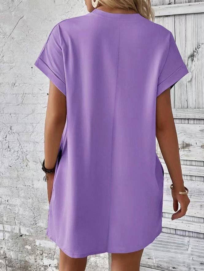 Suhkasana Relaxed Fit T-Shirt Dress