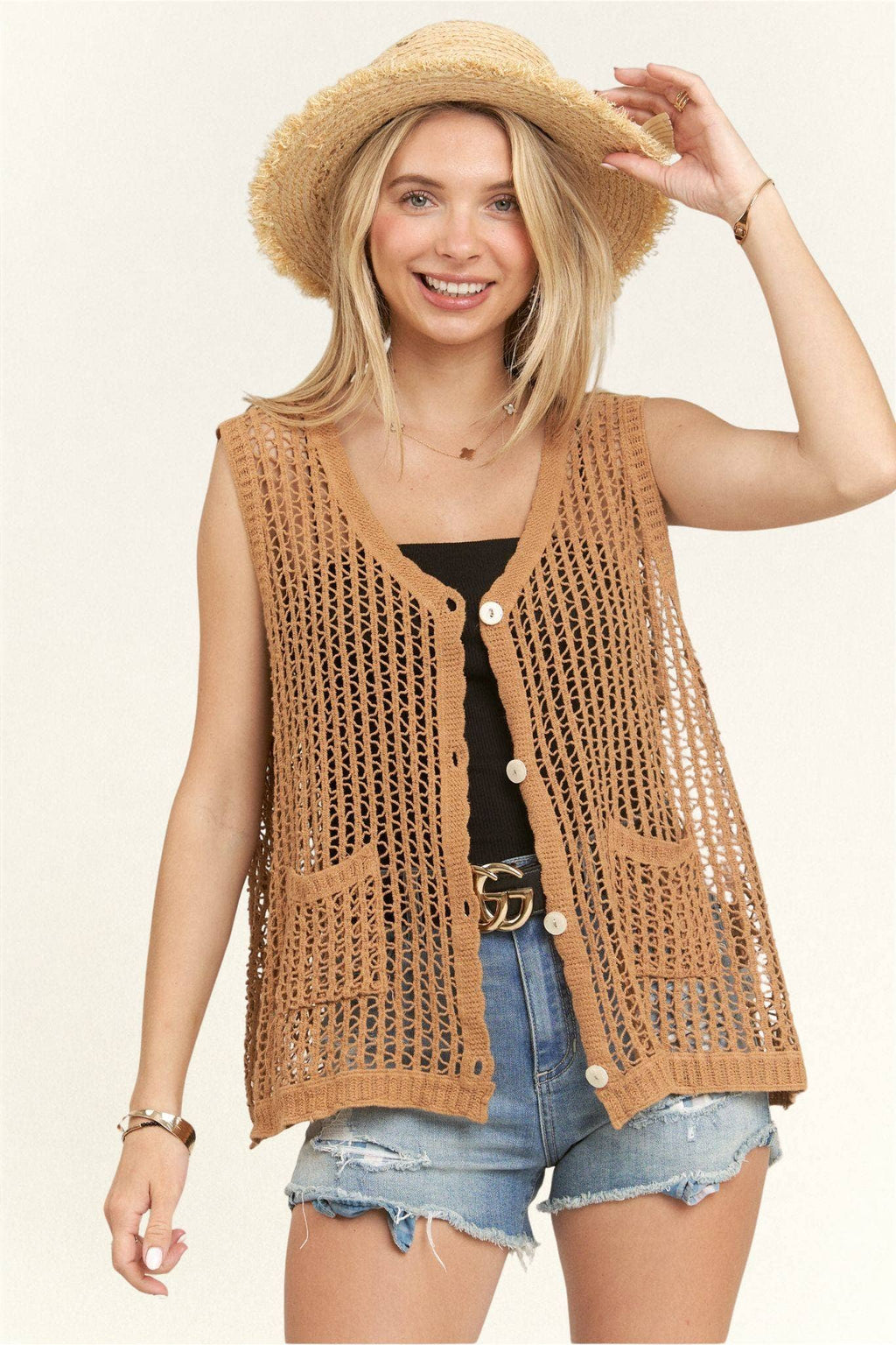 Madelyn Crochet Vest