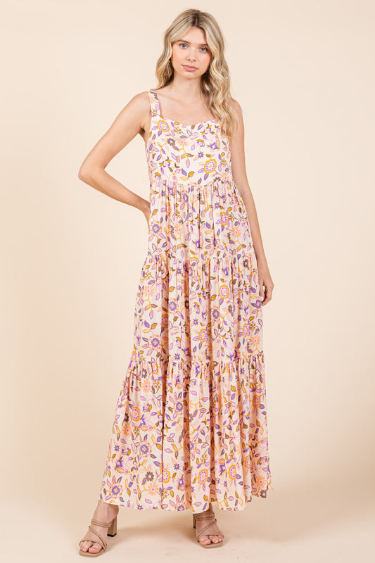 Mitto Shop Flower Tiered Maxi
