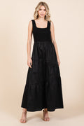 Mitto Shop Square Neck Maxi Dress