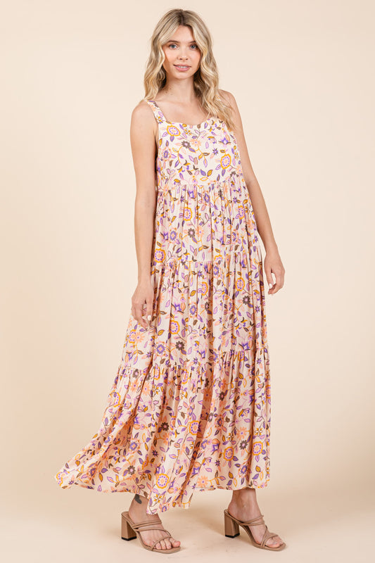 Mitto Shop Flower Tiered Maxi
