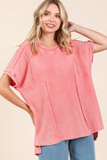 Mitto Shop Mineral Wash Waffle Top