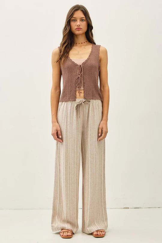 Be Cool Linen Wide Leg Pants