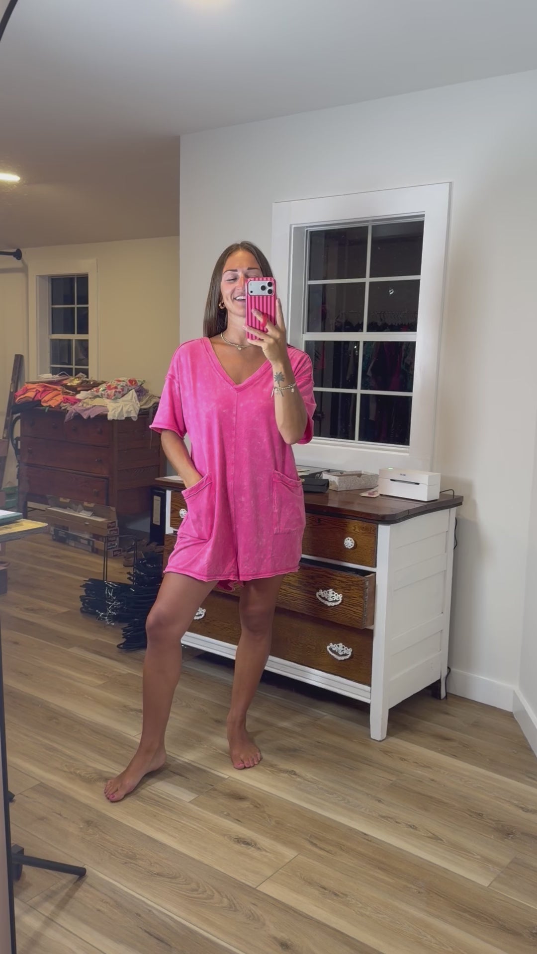 Very J V-Neck Romper